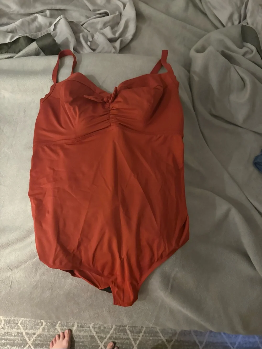 Cache Coeur Maternity Swimsuit with Underwire Bust, Size 42 (roughly 16W)